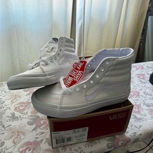 Sk8 Hi Vans - True White